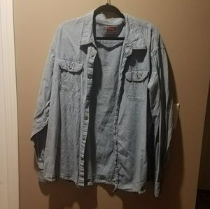 Wrangled Denium flannel